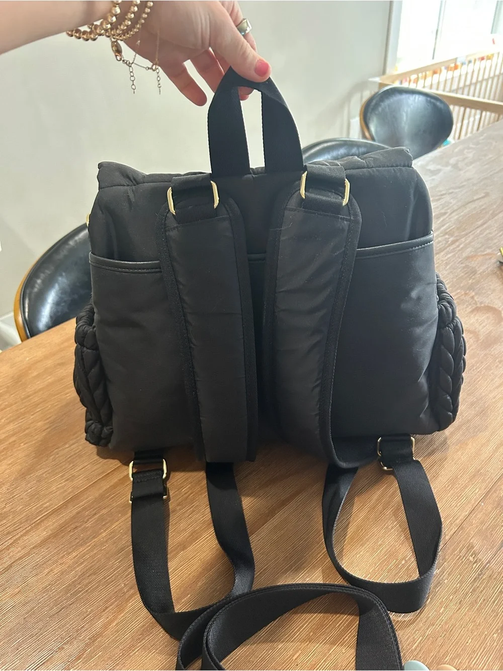 HAPP Levy diaper Backpack - Black